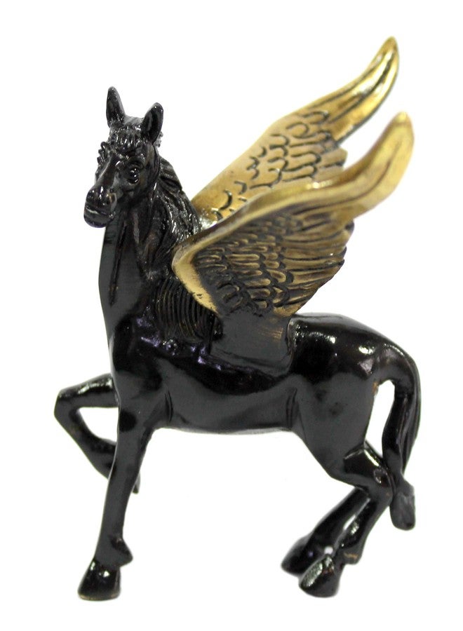 ESPLANADE Flying Angel Horse/Pegasus Brass Showpiece Lucky Figurine - Image 4